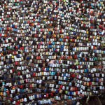 Egypt Egypt-Cairo: @FatmaNassar: Muslims gather to pray at the start of the three-day feast Eid al-Fitr