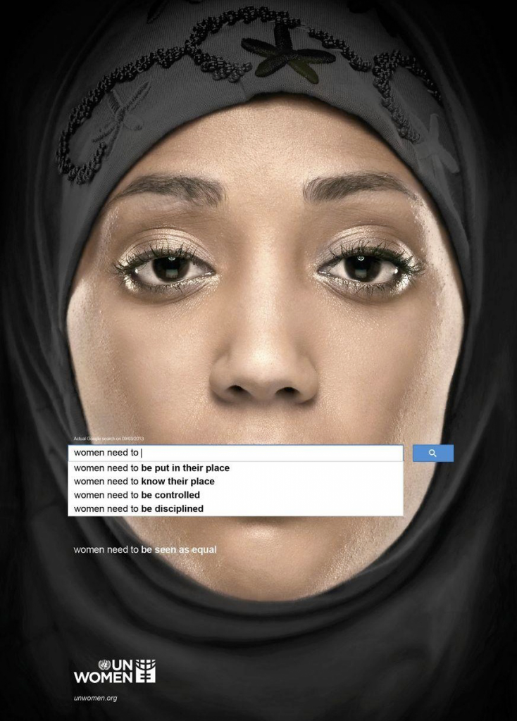 United Nations ad campaign points out sexism in Google searches