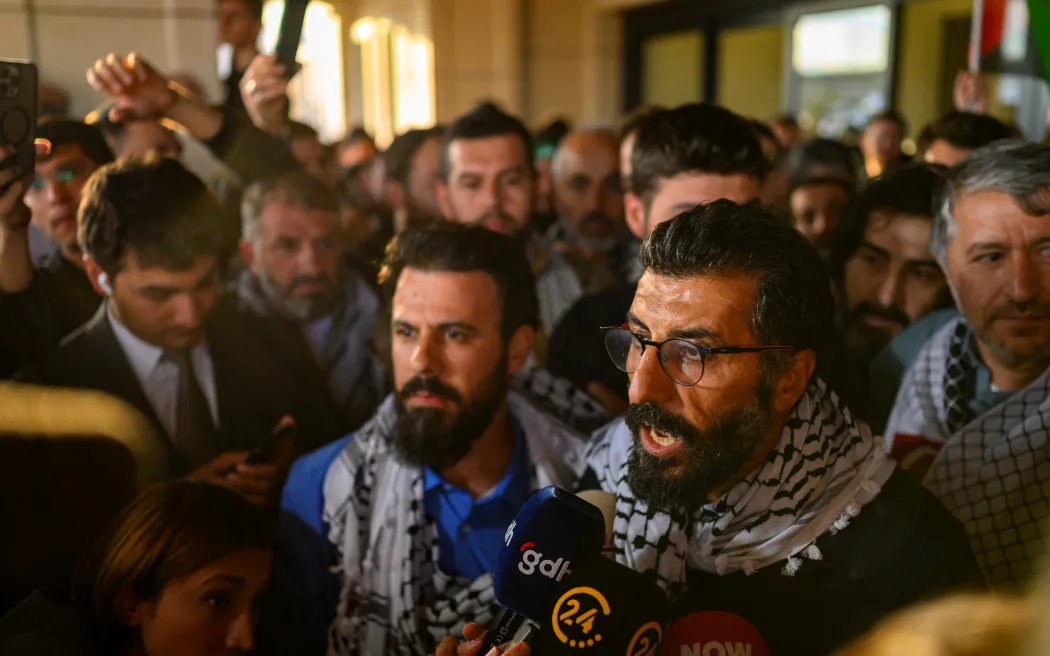 Sumud flotilla activist Ersin Celik