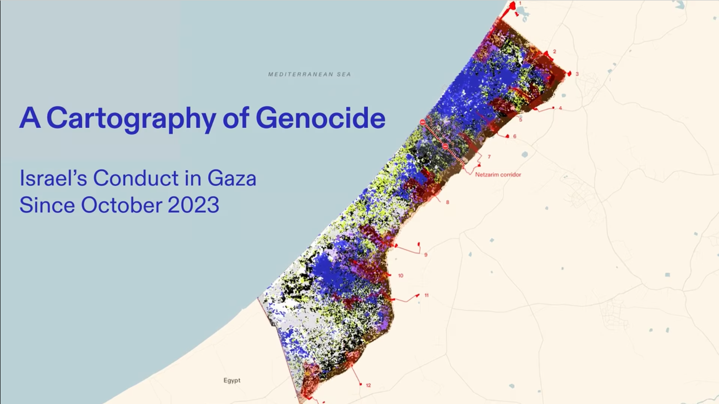 New forensic report: a cartography of genocide