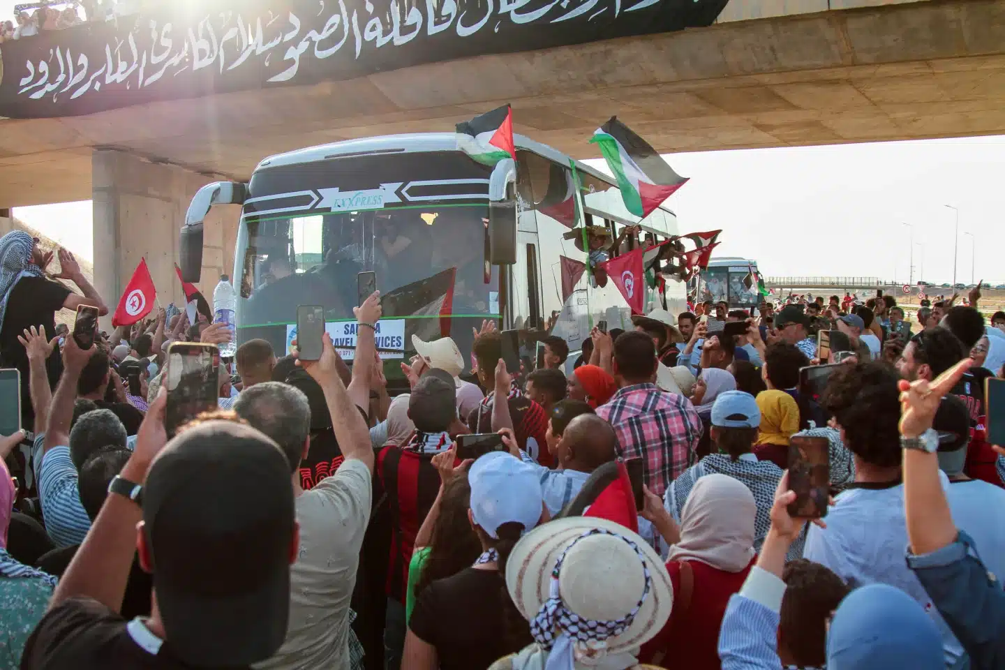 relief convoy headed for Gaza