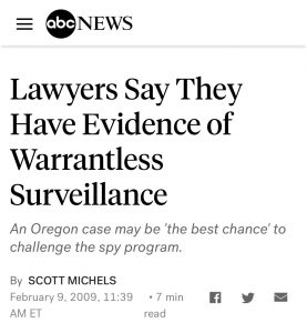 Lawyers have evidence of illegal wiretaps