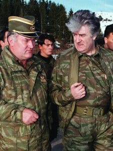 Radovan Karadzic and Ratko Mladic, masterminds of Bosnian genocide