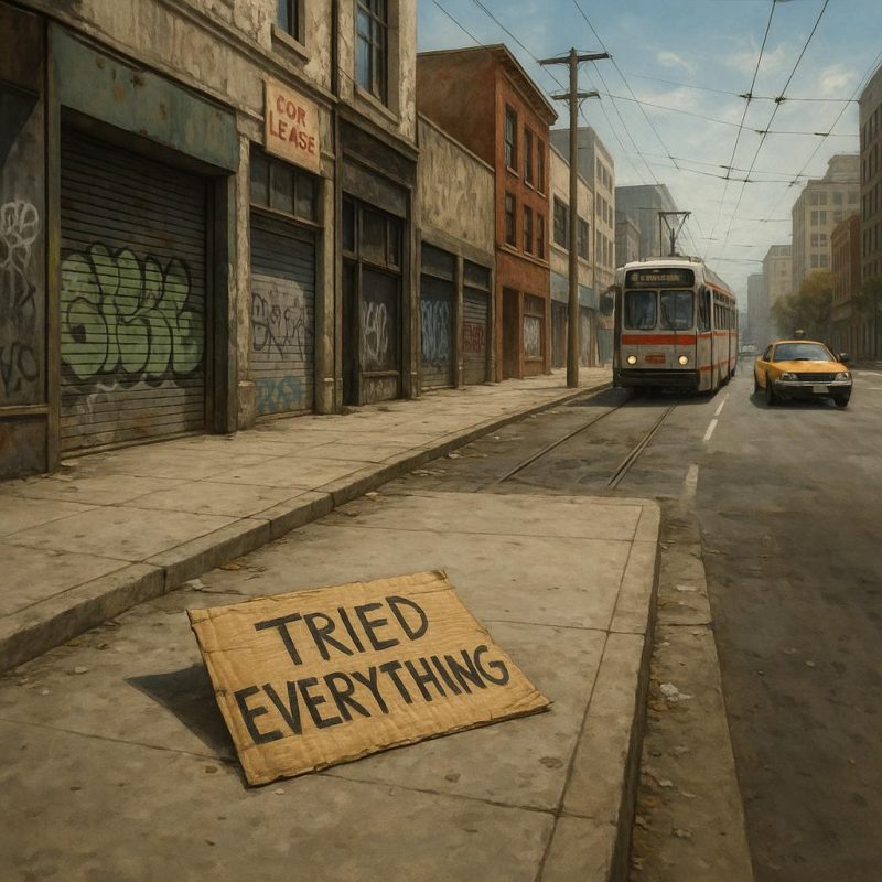 Pre-Apocalyptic city street