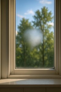Window and trees